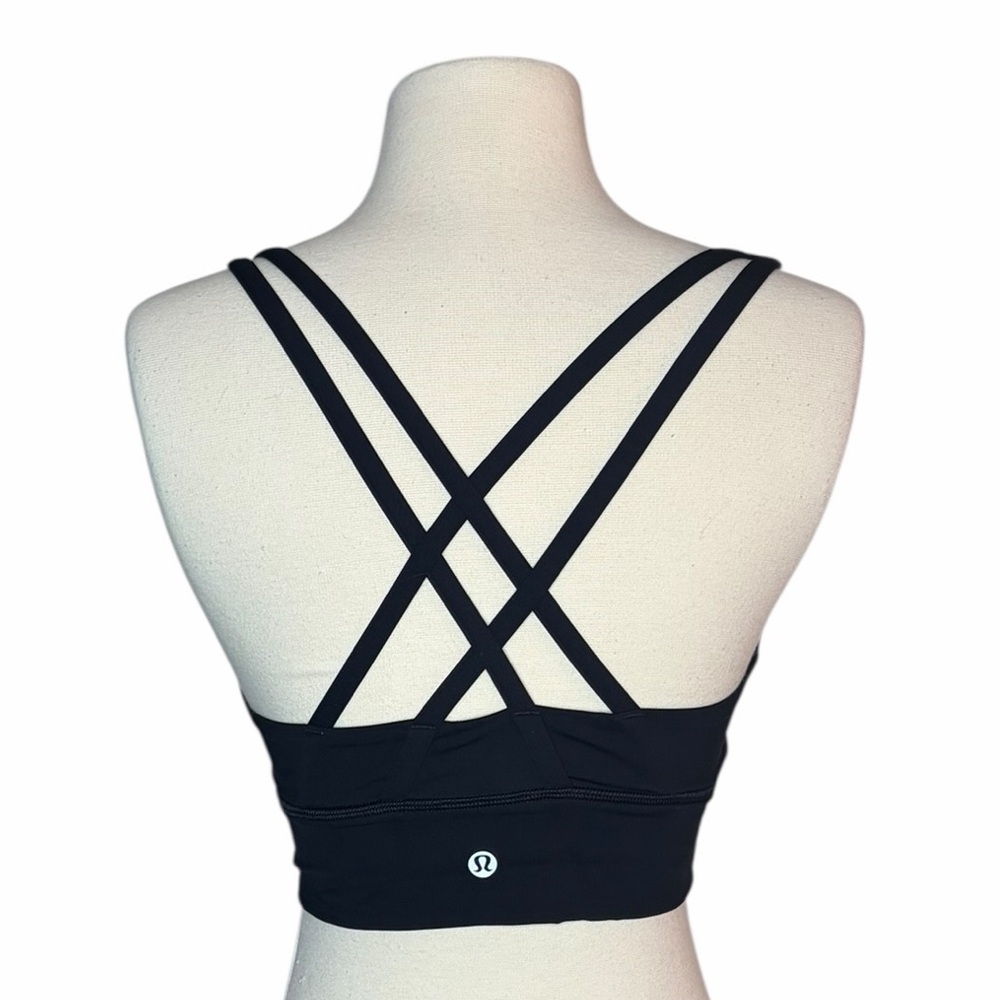 Lululemon Energy Longline Bra Medium Support Black